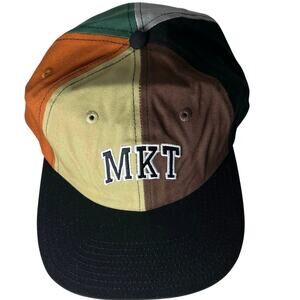 •NWT• MARKET STUDIOS VENICE 6 PANEL SNAPBACK HAT • Acorn